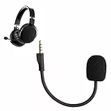 kwmobile Micrófono Compatible con Steelseries Arctis 1 - Microfono Repuesto para Auriculares Gaming - Negro