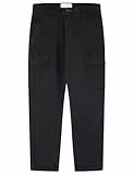 Springfield Pantalón Chino Cargo Basic Slim, Negro Estandar, 44W/42L para Hombre