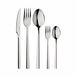 BERGNER SOFIA - Juego de Cubiertos de 60 Piezas - Cubertería Completa para 12 Personas - Fabricado en Resistente Acero Inoxidable - Fácil de Lavar y Almacenar