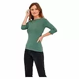 Vero Moda Mujer Vmpanda Modal 3/4 Top Jrs Noos Camiseta de Manga Larga, Laurel Wreath, XL