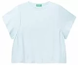 United Colors of Benetton T-Shirt 3u53d109u Camiseta, Turquesa, S Mujeres