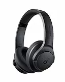 Soundcore Q20i Cascos Inalámbricos Bluetooth con Cancelación de Ruido Activa Híbrida by Anker, Reproducción ANC 40 Horas, Hi-Res Audio, Personalización vía App, Modo Transparencia, Graves Profundos