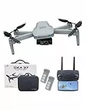 Dron le idea 37 con cámara 4k, plegable, con GPS, perfecto para principiantes y función de seguimiento con dos baterías y motor sin escobillas.