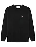 Springfield Jersey básico Gg7, Negro Estandar, L para Hombre