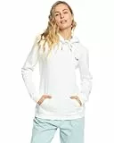 Roxy Itia Foil Script Hooded Sweatshirt, Sudadera con Capucha Mujer, Blanco, S