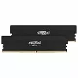 Crucial Pro RAM DDR5 32GB (2x16GB) 6000MHz CL36, Overclocking Gaming, Intel XMP 3.0 / AMD Expo, PC Memoria, Negro - CP2K16G60C36U5B