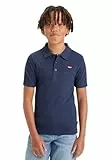 Levi's Lvb Back Neck Tape Polo, Polo Niños, Azul, 10 años