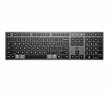 HP 720 Teclado Inalámbrico Recargable Ultrafino, Modo Dual (USB Tipo A y Bluetooth), Multidispositivo, 22 Botones Programables, Compatible con Windows 10/11, macOS y ChromeOS, Negro