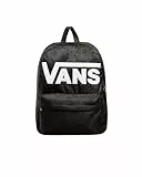 Vans Hombre Mochila Clásica Old Skool De 22 Litros, Black/White, One Size