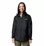 Columbia Women's Inner Limits 3 Jacket, Waterproof Rain Jacket, Black, M