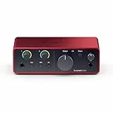 Focusrite Scarlett Solo 4.ª gen. interfaz de audio USB para guitarristas, cantantes o productores. Grabación con sonido de estudio y alta fidelidad y todo el software que necesitas