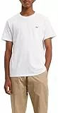 Levi's Ss Original Housemark Tee Camiseta, Blanco, L para Hombre