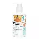 Suavinex, Champú Acondicionador para Niños y Niñas de 3 a 10 Años, Sin Alérgenos, Sin Parabenos, Sin Siliconas, Apto Pieles Sensibles, Sin Lagrimas ni Tirones, 95% Ingredientes Origen Natural, 300 ml