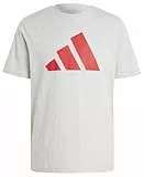adidas Hombre PWR 3 Graphic tee, Medium Grey Heather, L