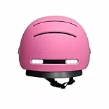 Livall Casco Inteligente BH51MNEO| Casco Bicicleta Urbano| Luces Intermitentes y Sistema SOS |Certificación CE|Conexión Bluetooth y Sistema de Navegación (M (54-58cms), Rosa)