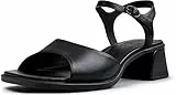Camper Kora Sandal K201734, Sandalia de 2 correas, Mujer, Negro, 41 EU