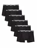 Dim Calzoncillo Tipo Bóxer Cotton Stretch Respirant Hombre x6, Negro, L