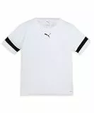 PUMA Team Rise Jersey Jr, Puma White-Puma Black-Puma White, 152