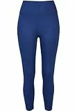 Urban Classics Leggings de Cintura Alta para Mujer Pantalones de Yoga, Spaceblue, S