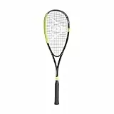 Dunlop BlackSTORM Grafito - Raqueta de Squash, Color Negro y Amarillo