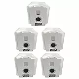 Bolsas de polvo compatibles con LG Vacuum Part #Ajl75313902 Cordzero A9t Bolsa de polvo de torre de vacío, paquete de 5