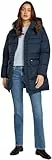 Tommy Jeans Abrigo de Plumas Mujer Midi Puffer con Capucha, Azul (Dark Night Navy), M