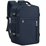 OTAHGK Mochila de Viaje Cabina Avion 40 x 20 x 25 para Ryanair Equipaje de Mano Maletas de Cabina Bolsa de Viaje mochila informal para computadora portátil-Azul
