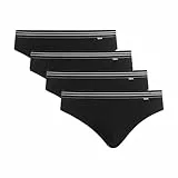 Dim Slip Ecodim Cotton Stretch Hombre x4, Negro, 3XL