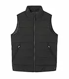 Springfield Chaleco Acolchado Icons Agosto, Negro Estandar, L para Hombre