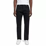 Lee Straight Fit Xm, Jeans Hombre, Black, 40W / 30L