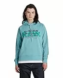 G-Star Para Mujer Sudadera con capucha Raglan Raw Originals Hooded, Azul (ocean D22117-A613-826), M