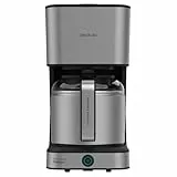 Cecotec Cafetera de Goteo Coffee 66 Drop & Thermo, Potencia 950 W, 1,2 L, 10 Tazas, Tecnología ExtremeAroma, Función Antigoteo, Nivel de agua, Filtro malla reutilizable, Protección sobrecalentamiento