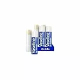Vaseline Lip Therapy Original, bálsamo labial nutritivo, barra de labios con vitamina E y gel Vaseline, envase doble (Original (2 piezas))