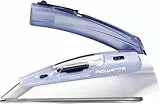 Rowenta First Class DA1510F1 - Plancha de viaje 1000 W, portátil y de fácil transporte, gran rendimiento con golpe de vapor de 45 gr/minuto, plegable con punta de precisión y doble voltaje 120 - 240 V