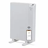 Mellerware - Emisor Térmico Bajo Consumo Comfy! 600W WIFI | Programable 3 Modos +Temp. Ajustable + Función Ventana Abierta |Radiador Eléctrico Potente |10m2| Google Home Alexa |Small