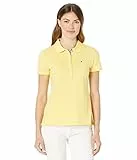 Tommy Hilfiger Camiseta Polo para Mujer, Vivid Snapdragon, X-Large