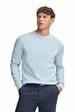 Polo Club Jersey Básico con Cuello Redondo Hombre - Suéter 100% Algodón con Logo Bordado