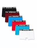 Antonio Rossi Boxers Ajustados para Hombre (Paquete de 6) | Calzoncillos Bóxer para Hombre con Cintura Elástica | Bóxers Suaves y Transpirables para Hombre para Uso Diario