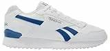 Reebok Zapatillas Unisex Glide Ripple Clip, Color Blanco/Blanco/Azul crepúsculo, Talla 41 EU, White White Twilight Blue, 41 EU