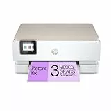 HP Envy Inspire 7220e 242P6B, Impresora multifunción de inyección de tinta A4 a color, Wi-Fi, impresión a doble cara automática, Hasta 22 ppm, 3 meses de impresión Instant Ink con HP+, Blanca