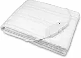medisana HU 674 Calientacamas eléctrico, 150 x 80 cm, desconexión automática, protección contra el sobrecalentamiento, 4 ajustes de temperatura, lavable, adecuado para todos los colchones estándar