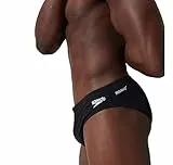 Speedo Men's Essential Eco Endurance+ 7cm Swimming Briefs| Chlorine Resistant | Recycled Fabric | Swim Fitness | Training | Holiday, Black, 40