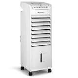 Orbegozo Air 46 Climatizador Evaporativo 3 En 1, 3 Velocidades, Temporizador, Acumuladores De Frío, Depósito De 6 L, Mando A Distancia, Silencioso, 55 W, Plastico/Metal
