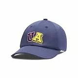 Under Armour Niña Blitzing Adjustable, Gorra con Visera Curva para una protección Solar eficaz, Gorra Deportiva Transpirable con Cierre ajustableWashed Navy / / Washed Navy,OSFM