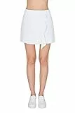 Armani Exchange Sostenible, aspecto clave Falda para Mujer, Blanco (Optic. Blanco), 12
