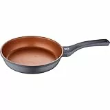 San Ignacio Bronze | Sartén Antiadherente de 24 cm | Fabricada con Aluminio Fundido | Distribución Eficiente del Calor | Con Mango Soft Touch | Apta para Todo Tipo de Cocinas