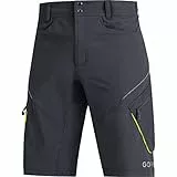 GORE WEAR C3 Pantalón corto para hombre, L, negro