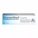 Bepanthol Crema Hidratante, Protege y Regenera la Piel Seca e Irritada, incluso Tras Tratamientos Estéticos y Exposición Solar, 100 g