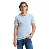 Lee Garment Dye Polo, Gris concreto, L Hombres