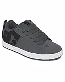 DC Shoes Zapatillas Deportivas para Hombre Court Graffik, Dk Grey Black White, 43 EU